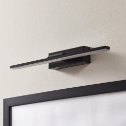 MCJ Væg- Og Spejllamper > LED-væglampe Miroir 40 cm sort 3000K