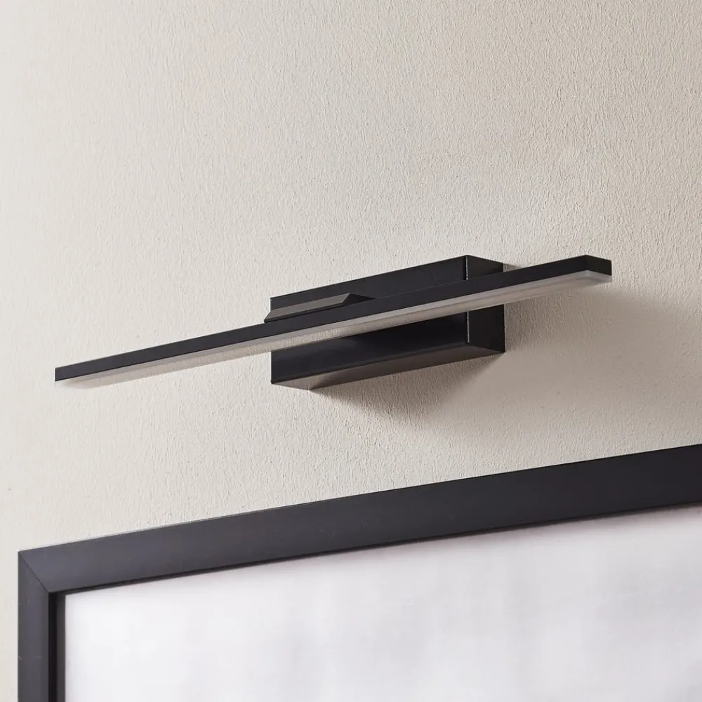 MCJ Væg- Og Spejllamper > LED-væglampe Miroir 40 cm sort 3000K