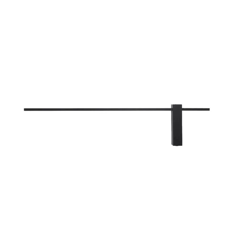 Væglamper|Væglamper ^ Nowodvorski Lighting LED-væglampe Motive L, 120 cm bred, sort, metal