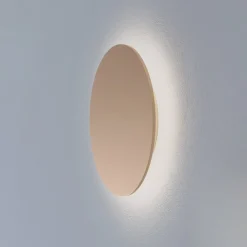 Gang|Pendellamper ^ Argon LED-væglampe Orios Plus, guld, Ø 30 cm, stål