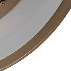 Gang|Pendellamper ^ Argon LED-væglampe Orios Plus, guld, Ø 30 cm, stål