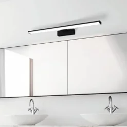 Væg- Og Spejllamper|Væglamper ^ EGLO LED-væglampe Pandella 1, længde 60 cm, sort, aluminium