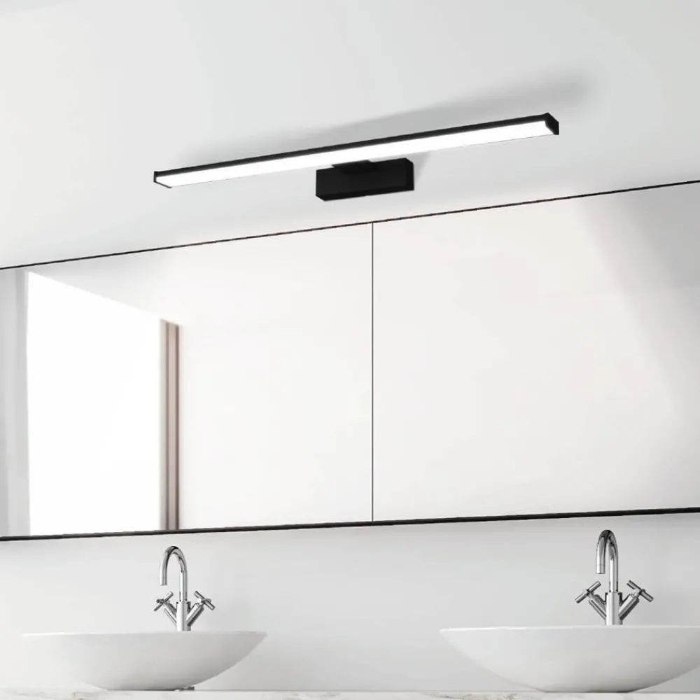 Væg- Og Spejllamper|Væglamper ^ EGLO LED-væglampe Pandella 1, længde 60 cm, sort, aluminium