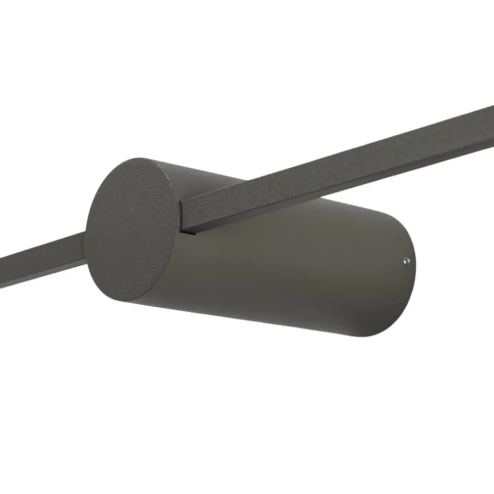 Væglamper|Væglamper ^ Nowodvorski Lighting LED-væglampe SABER, olivengrøn, højde 120 cm, metal 4.000 K