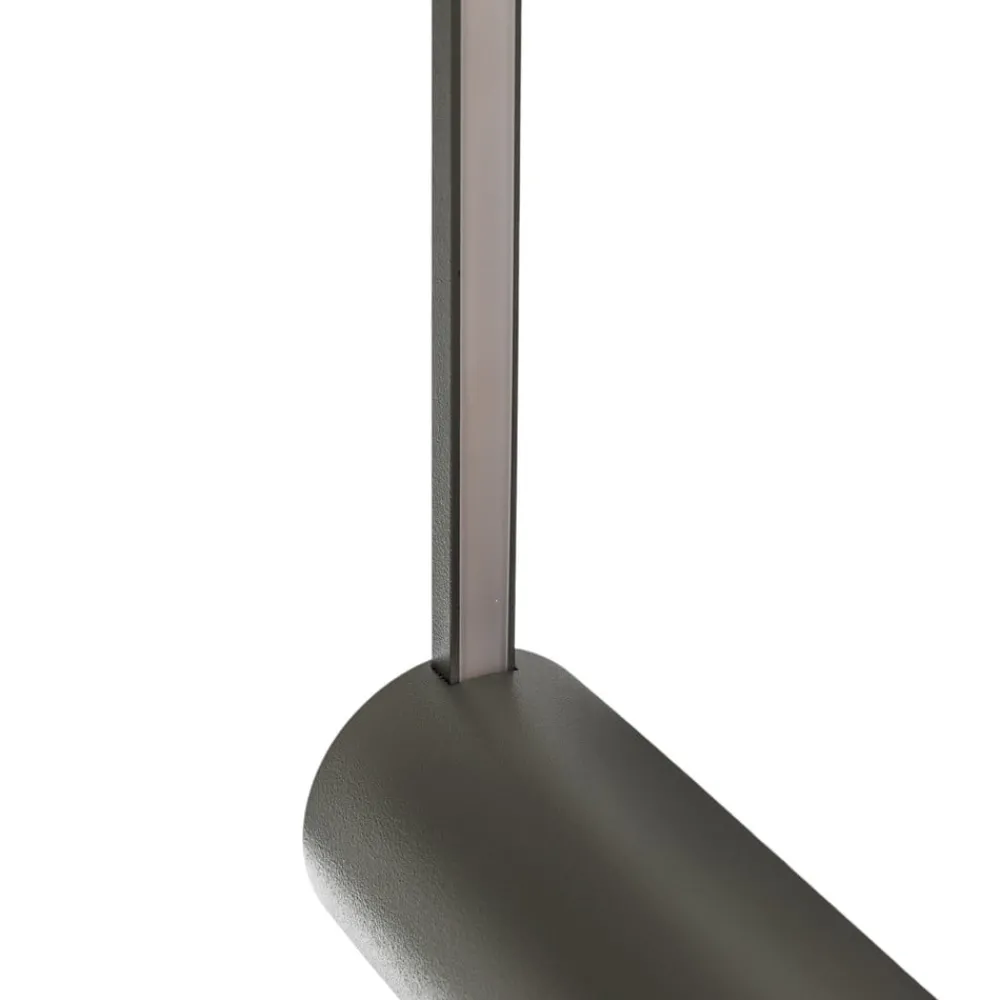 Væglamper|Væglamper ^ Nowodvorski Lighting LED-væglampe SABER, olivengrøn, højde 120 cm, metal 4.000 K