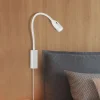 FISCHER & HONSEL Væglamper > LED-væglampe Sten, hvid, højde 61 cm, gestusstyring