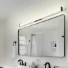 Helestra Væg- Og Spejllamper > LED-væglampe til badeværelset Alla IP44 120 cm sort