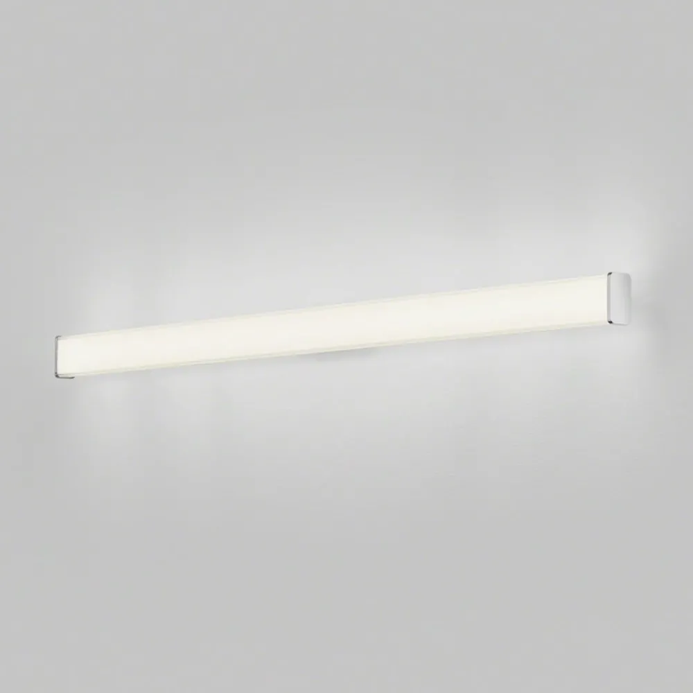 Væg- Og Spejllamper ^ Helestra LED-væglampe til badeværelset Alla IP44 120 cm krom