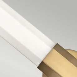 Quintiesse Væg- Og Spejllamper > LED-væglampe til badeværelset Facet Dual, messing, 2 lyskilder, bredde 66 cm