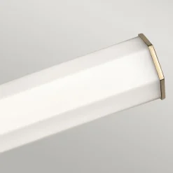 Quintiesse Væg- Og Spejllamper > LED-væglampe til badeværelset Facet Dual, messing, 2 lyskilder, bredde 66 cm