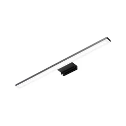 Væg- Og Spejllamper ^ MCJ LED-væglampe til badeværelset Modena IP44 sort, 4.000 K, bredde 40 cm