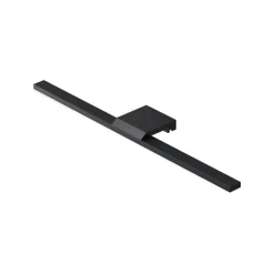 Væg- Og Spejllamper ^ MCJ LED-væglampe til badeværelset Modena IP44 sort, 4.000 K, bredde 40 cm