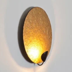 Holländer Væglamper > LED-væglampe Traversa, skinnende guld, Ø 35 cm
