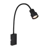 Briloner Væglamper > LED-væglampe Tusi med fleksarm, sort