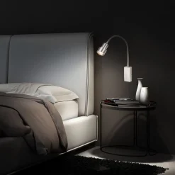 Væglamper ^ Briloner LED-væglampe Tusi med fleksibel arm, nikkel