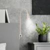 Underskabsbelysning ^ Briloner LED-væglampe Tuso, beige, sengemontering, metal, fleksibel arm