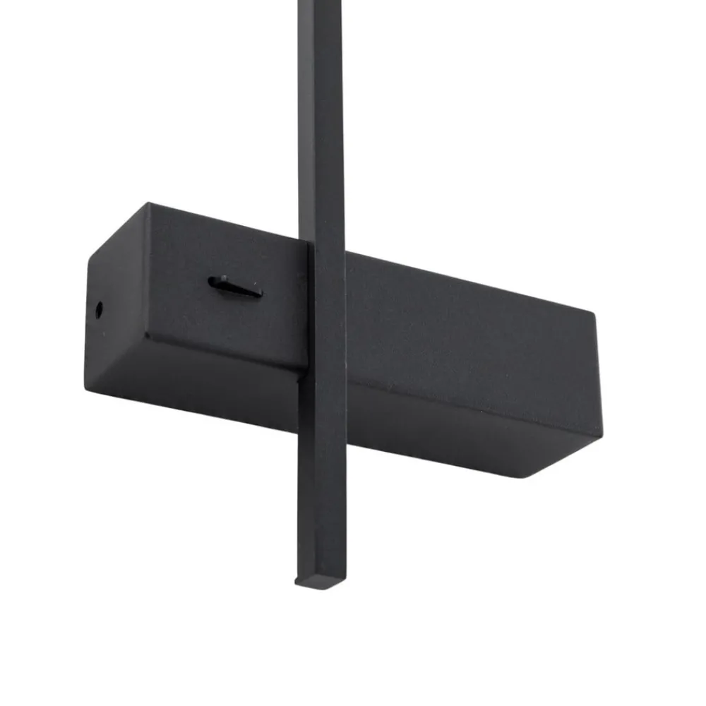 Milagro Lighting Væglamper > LED-væglampe Vision, højde 30 cm, metal, sort, 3.000 K