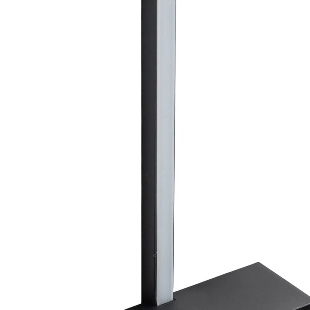 Milagro Lighting Væglamper > LED-væglampe Vision, højde 30 cm, metal, sort, 3.000 K