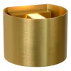 Lucide Væglamper > LED-væglampe Xio, rund, guld mat
