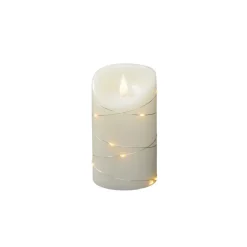 Konstsmide Christmas Julepynt|Led Stearinlys > LED-vokslys creme Lysfarve rav Højde13cm