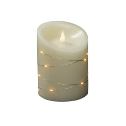 Konstsmide Christmas Dekorationsbelysning|Julepynt > LED-vokslys creme Lysfarve rav Højde14cm