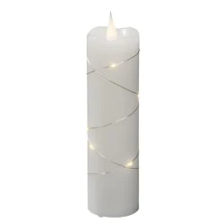 Konstsmide Christmas Julepynt|Led Stearinlys > LED-vokslys hvid Lysfarve varm hvid 17,8 cm