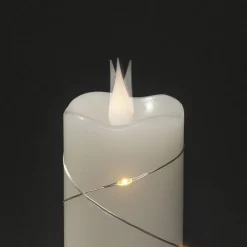 Konstsmide Christmas Julepynt|Led Stearinlys > LED-vokslys hvid Lysfarve varm hvid 17,8 cm