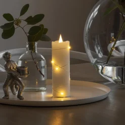 Konstsmide Christmas Julepynt|Led Stearinlys > LED-vokslys hvid Lysfarve varm hvid 12,7 cm