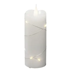 Konstsmide Christmas Julepynt|Led Stearinlys > LED-vokslys hvid Lysfarve varm hvid 12,7 cm