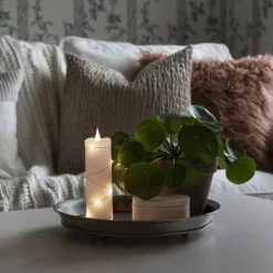 Konstsmide Christmas Dekorationsbelysning|Julepynt > LED-vokslys hvid Lysfarve varm hvid 15,2 cm