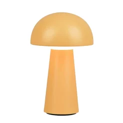 Reality Leuchten Dekorationsbelysning|Terrassebelysning > Lennon LED-bordlampe, IP44, batteri, Touchdim gul