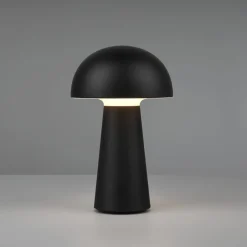 Reality Leuchten Dekorationsbelysning|Terrassebelysning > Lennon LED-bordlampe, IP44, batteri, Touchdim sort