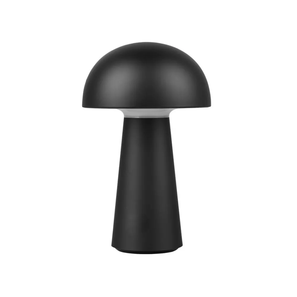 Reality Leuchten Dekorationsbelysning|Terrassebelysning > Lennon LED-bordlampe, IP44, batteri, Touchdim sort