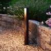 Gadebelysning ^ Deko-Light Lerna LED-gadelampe, højde 100 cm, CCT, grå, stikkontakter