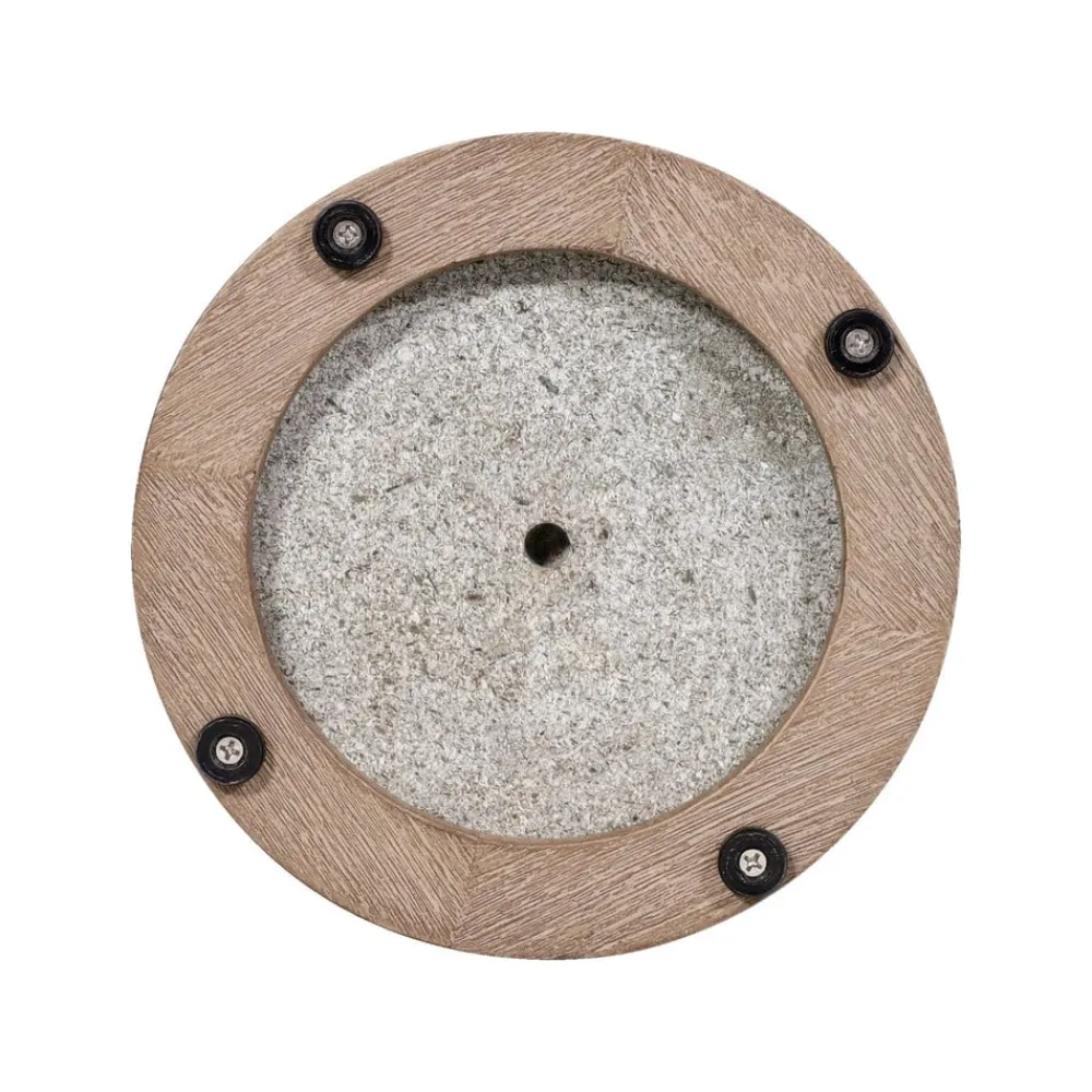 Les Jardins Solcellelamper > LED-solcellebordlampe Rop&Strip, grå/beige