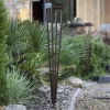 Les Jardins Solcellelamper|Udendørs Spot > LED-solcellelampe Tinka, corten, 90 cm, jordspyd