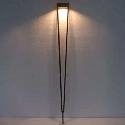 Les Jardins Solcellelamper|Udendørs Spot > LED-solcellelampe Tinka, corten, 90 cm, jordspyd
