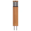 Solcelle Lampe Med Sensor|Solcellelamper ^ Les Jardins LED-solcellelampe Tekura, teak/grå, 75 cm