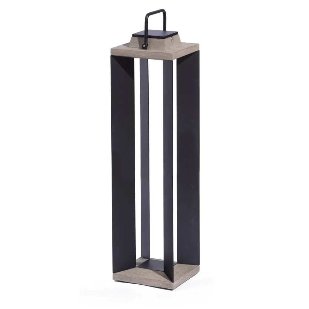 Solcelle Lampe Med Sensor|Sokkellamper Med Sensor ^ Les Jardins LED-solcellelanterne Teckalu, grå/sort, 60 cm