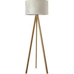 LeuchtNatur Gulvlamper|Gulvlamper > Ligno gulvlampe, eg/blade