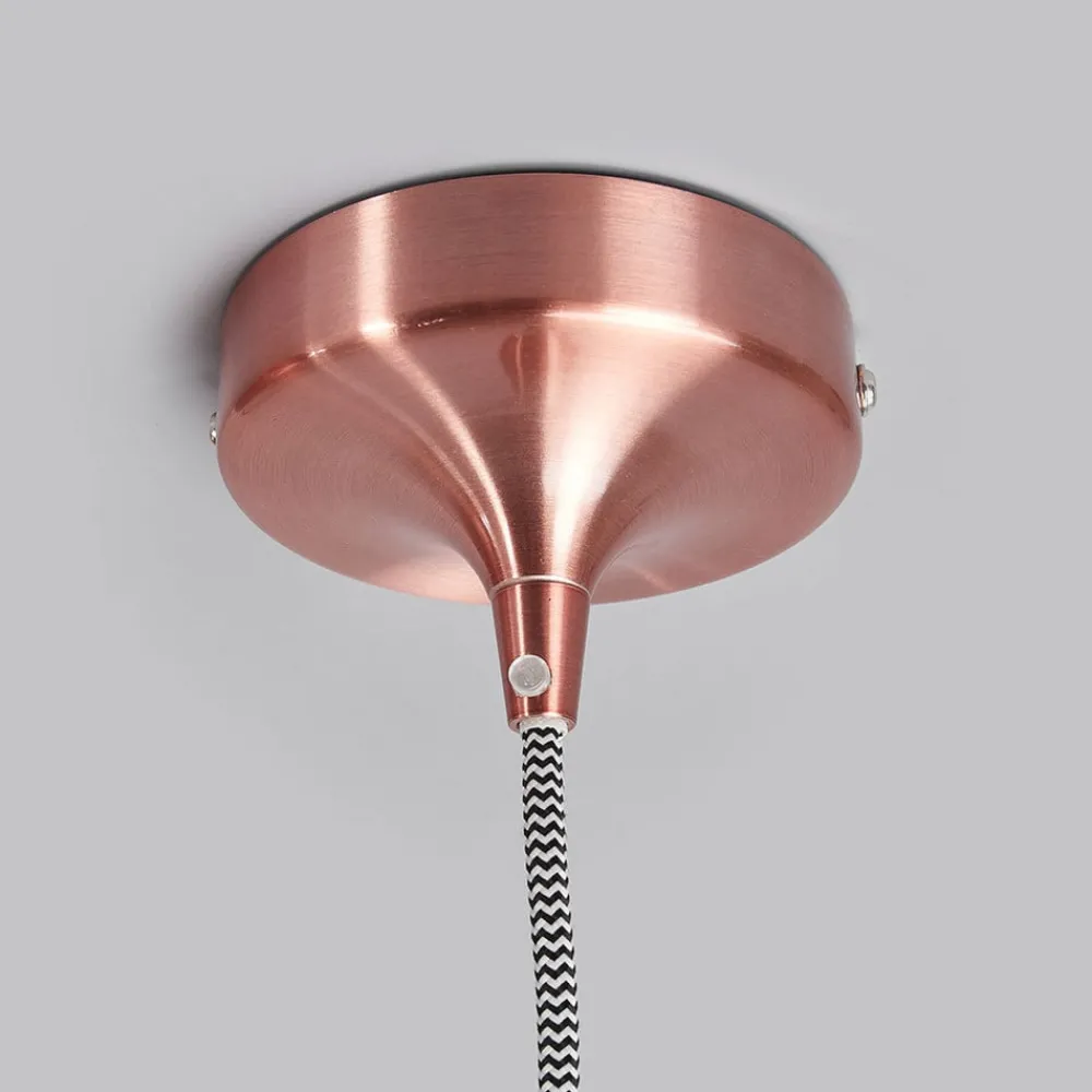 Searchlight Pendellamper > Levende pendel, Ø 26 cm, metallic pink