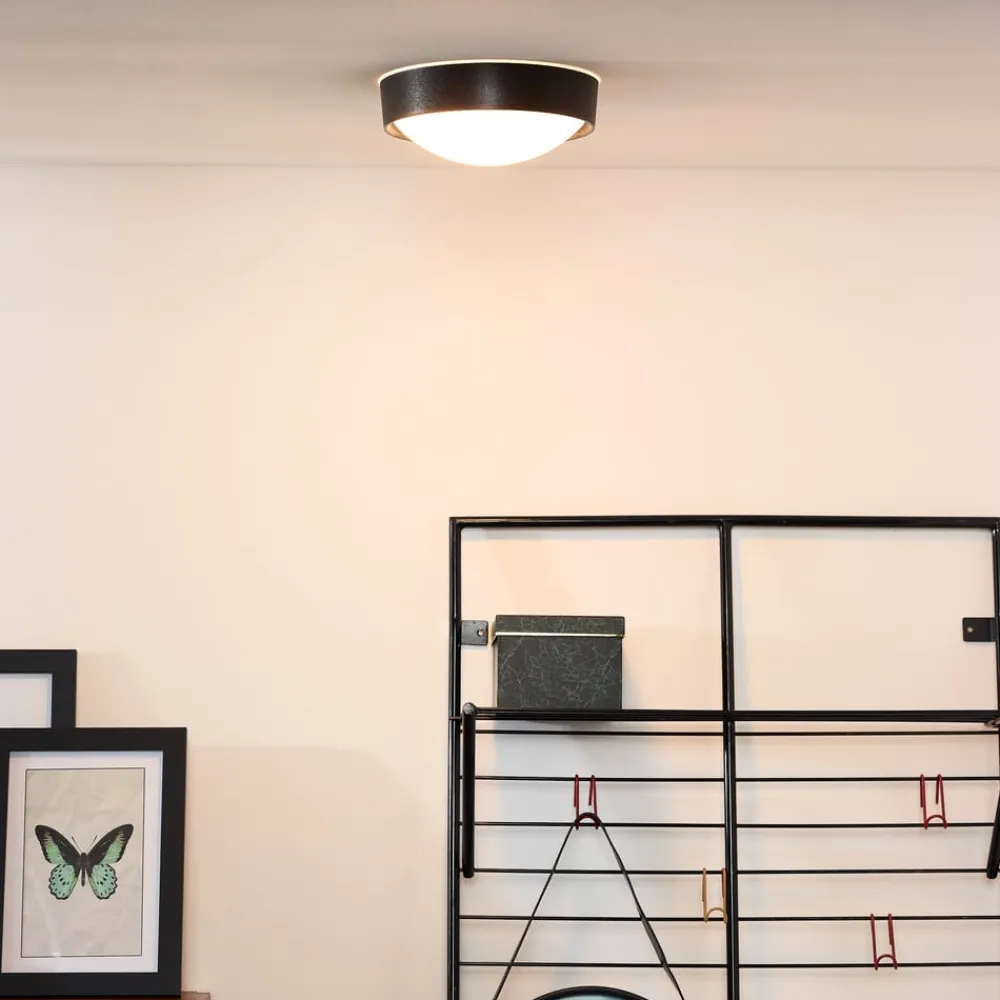 Lucide Loftlamper|Loftlamper > Lex loftlampe, rund, Ø 25 cm, sort