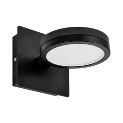 LIGHTME Væg- Og Spejllamper|Væglamper > Aqua down LED-væglampe 1 lyskilde sort