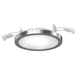 LIGHTME Loftlamper > Aqua Pur LED-indbygningsspot Ø11,2 cm sølv