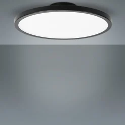 Loftlamper ^ LIGHTME LED-loftslampe Aqua Ø 30,2 cm sort