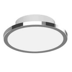 LIGHTME Loftlamper > LED-loftslampe Aqua Ø14,7 cm krom