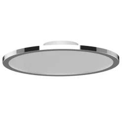 LIGHTME Loftlamper|Loftlamper > LED-loftslampe Aqua Ø30,2 cm krom