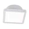 Loftlamper ^ LIGHTME Loftslampe Aqua Uno, 11x11cm, bladssølv, IP44
