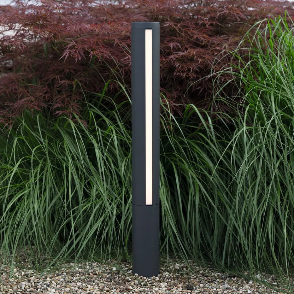 Gadebelysning ^ Heitronic Lilia LED-gadelampe, højde 75 cm
