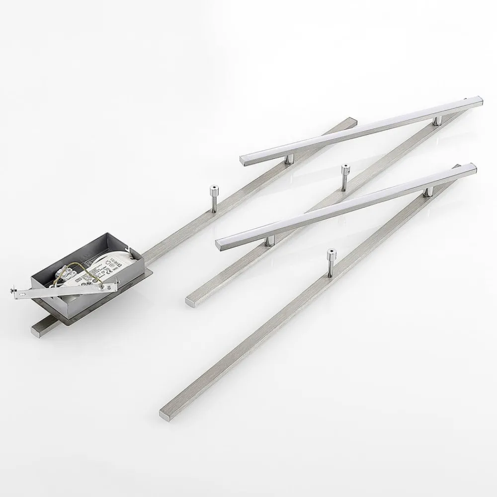 Lindby Loftlamper > Acia LED-loftlampe, nikkel